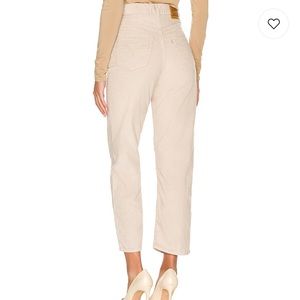 Ribcage Straight Ankle Jean in Pebble Cement SIZE 27